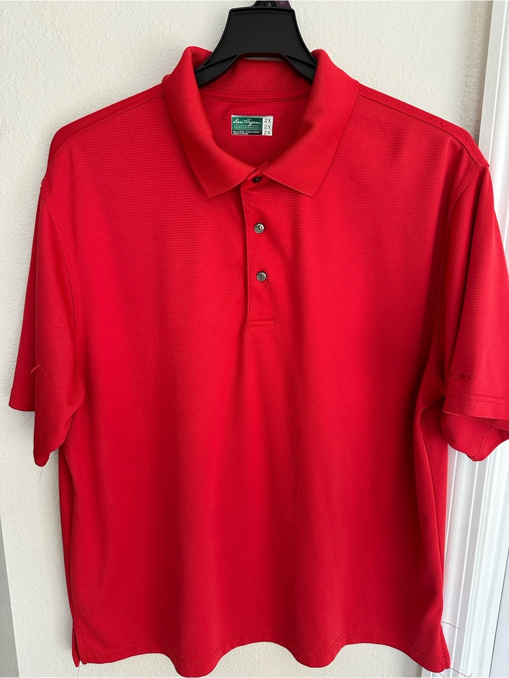 Ben Hogan Red Men's Polo Shirt